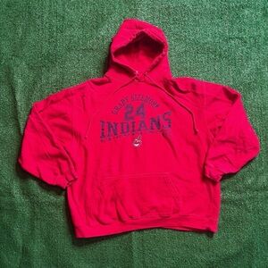 Lee Sports Cleveland Indians Grady
Sizemore Red Hoodie Size Large